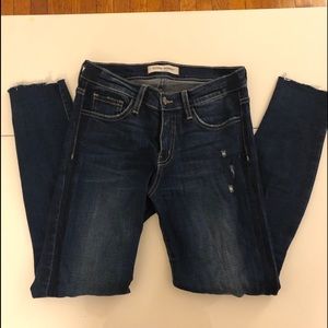 Flying Monkey two-tone ripped skinny jeans